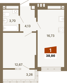 18,7 м², 1-комнатная квартира 2 749 000 ₽ - изображение 68