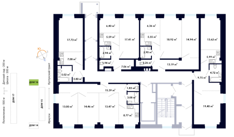 45 м², 2-комнатная квартира 4 550 000 ₽ - изображение 81