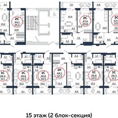 Квартира 67,5 м², 3-комнатная - изображение 3