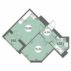 Квартира 40,3 м², 1-комнатная - изображение 1