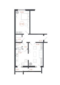 79,8 м², 2-комнатная квартира 8 450 000 ₽ - изображение 60