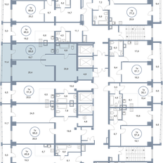 Квартира 88,8 м², 1-комнатная - изображение 3