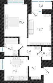 51,4 м², 2-комнатная квартира 6 990 000 ₽ - изображение 60