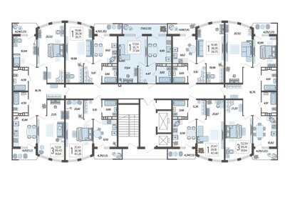 28,6 м², квартира-студия 5 460 000 ₽ - изображение 92