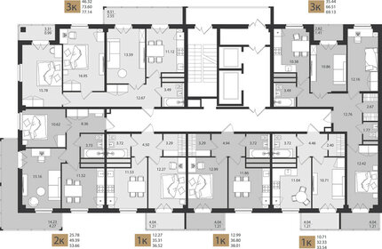 28,9 м², 1-комнатная квартира 4 477 045 ₽ - изображение 30