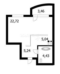 Квартира 40,9 м², студия - изображение 1