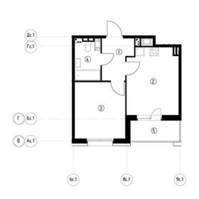 40,8 м², 1-комнатная квартира 6 004 879 ₽ - изображение 15