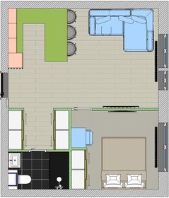 30,7 м², апартаменты-студия 9 265 000 ₽ - изображение 22