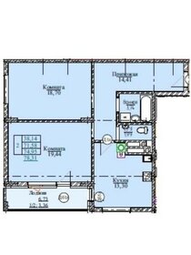 Квартира 78 м², 2-комнатная - изображение 1