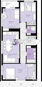 67 м², 3-комнатная квартира 7 400 000 ₽ - изображение 51