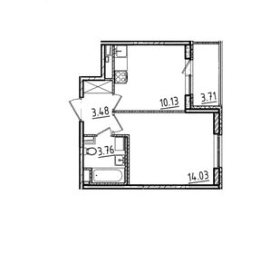 34,8 м², 1-комнатная квартира 6 835 000 ₽ - изображение 70