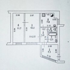 Квартира 50,8 м², 2-комнатная - изображение 2