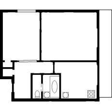 Квартира 45 м², 2-комнатная - изображение 3