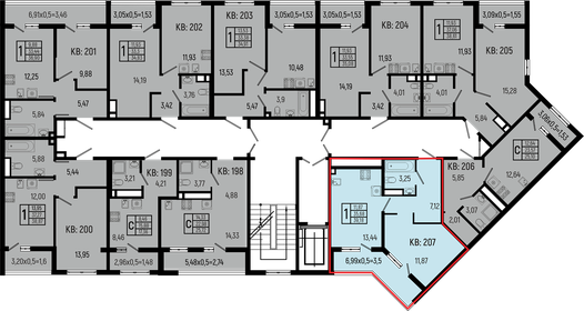 Квартира 39,2 м², 1-комнатная - изображение 2