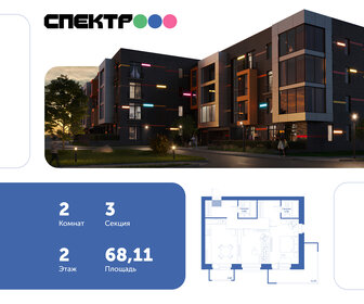 67,6 м², 2-комнатная квартира 8 790 000 ₽ - изображение 21