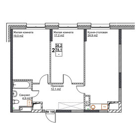 78,5 м², 3-комнатная квартира 15 700 000 ₽ - изображение 55