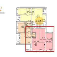 Квартира 95,5 м², 3-комнатная - изображение 3