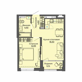 44,3 м², 1-комнатная квартира 8 870 000 ₽ - изображение 55