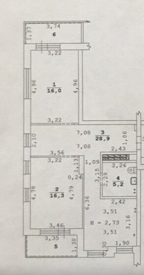 70 м², 3-комнатная квартира 12 799 000 ₽ - изображение 1