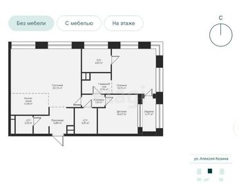 Квартира 77,6 м², 2-комнатная - изображение 3