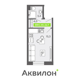 Квартира 22,7 м², студия - изображение 1