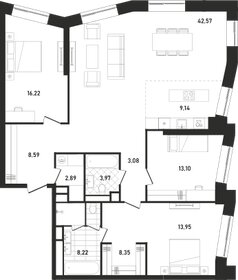 167 м², 4-комнатная квартира 87 000 000 ₽ - изображение 62