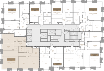 Квартира 130,9 м², 3-комнатная - изображение 2