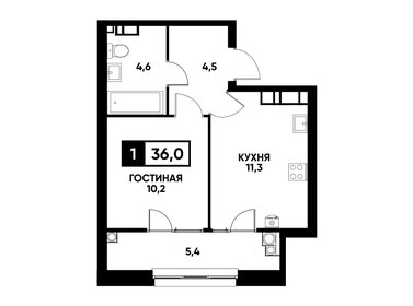 30,8 м², 1-комнатная квартира 2 537 250 ₽ - изображение 76