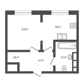 Квартира 35 м², 1-комнатные - изображение 1