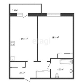 Квартира 45 м², 1-комнатная - изображение 2