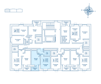 Квартира 37,4 м², 1-комнатная - изображение 2