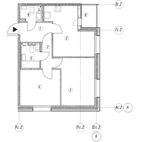 Квартира 60 м², 2-комнатная - изображение 2