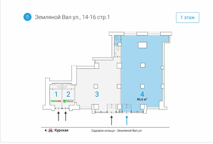 86,6 м², помещение свободного назначения 73 080 000 ₽ - изображение 20