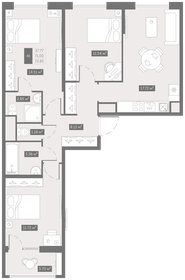 79,2 м², 3-комнатная квартира 8 800 000 ₽ - изображение 89