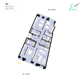 166,6 м², 5-комнатная квартира 82 000 000 ₽ - изображение 111