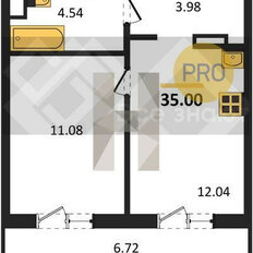 Квартира 35 м², 2-комнатная - изображение 4