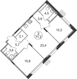 76,9 м², 2-комнатная квартира 17 209 536 ₽ - изображение 40