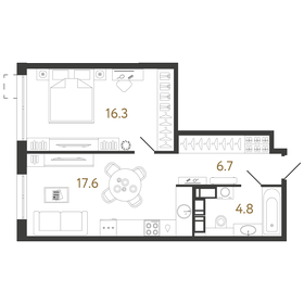 46 м², 2-комнатная квартира 7 400 000 ₽ - изображение 114