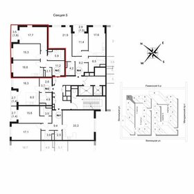 Квартира 69,3 м², 2-комнатная - изображение 1