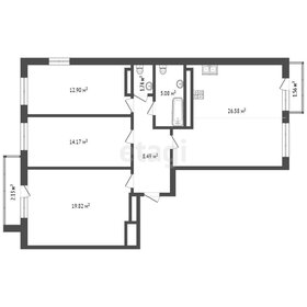 Квартира 90 м², 4-комнатная - изображение 1