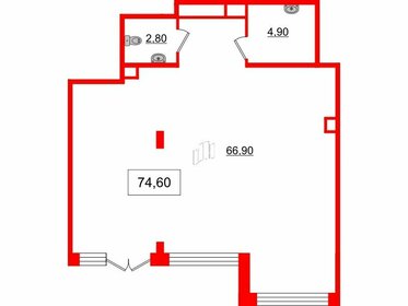 57,8 м², помещение свободного назначения 15 374 800 ₽ - изображение 55