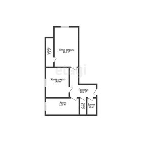 Квартира 59,3 м², 2-комнатная - изображение 1