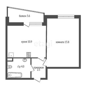 Квартира 31,2 м², 1-комнатная - изображение 1