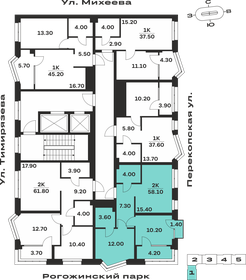 Квартира 58,1 м², 2-комнатная - изображение 2