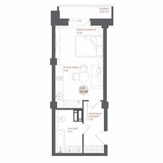 Квартира 35,5 м², студия - изображение 2