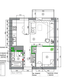 40,4 м², 2-комнатная квартира 6 400 000 ₽ - изображение 43