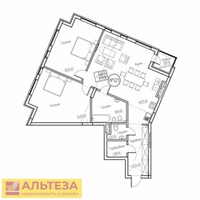 Квартира 111,1 м², 2-комнатная - изображение 1