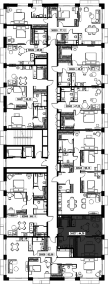 39,3 м², 1-комнатная квартира 12 774 578 ₽ - изображение 31