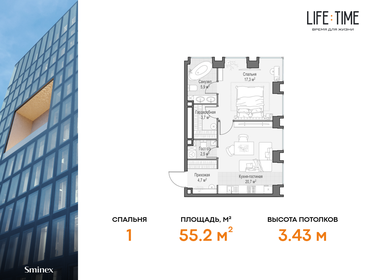 25,7 м², 2-комнатные апартаменты 11 900 000 ₽ - изображение 98