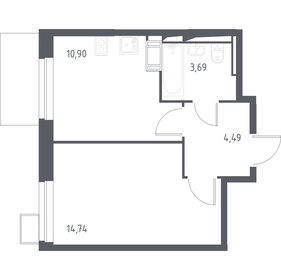 33,8 м², 1-комнатная квартира 7 088 457 ₽ - изображение 1